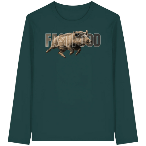 FASTFOOD - Organic Longsleeve T-Shirt - James Hunter - Nature and Beyond