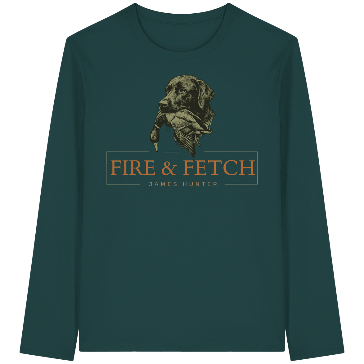 James Hunter - Nature and Beyond Unisex-Shirts Glazed Green / XS FIRE & FETCH - Organic Longsleeve T-Shirt
