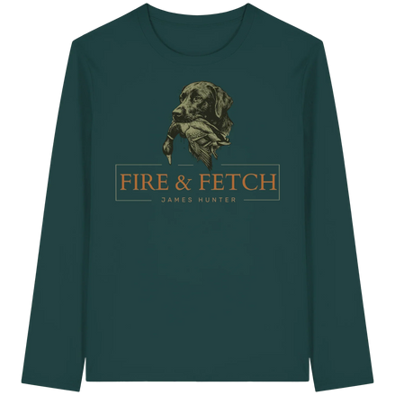 James Hunter - Nature and Beyond Unisex-Shirts Glazed Green / XS FIRE & FETCH - Organic Longsleeve T-Shirt