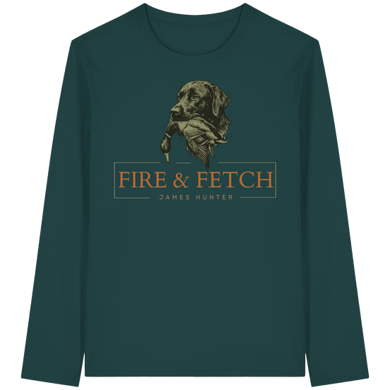 James Hunter - Nature and Beyond Unisex-Shirts Glazed Green / XS FIRE & FETCH - Organic Longsleeve T-Shirt