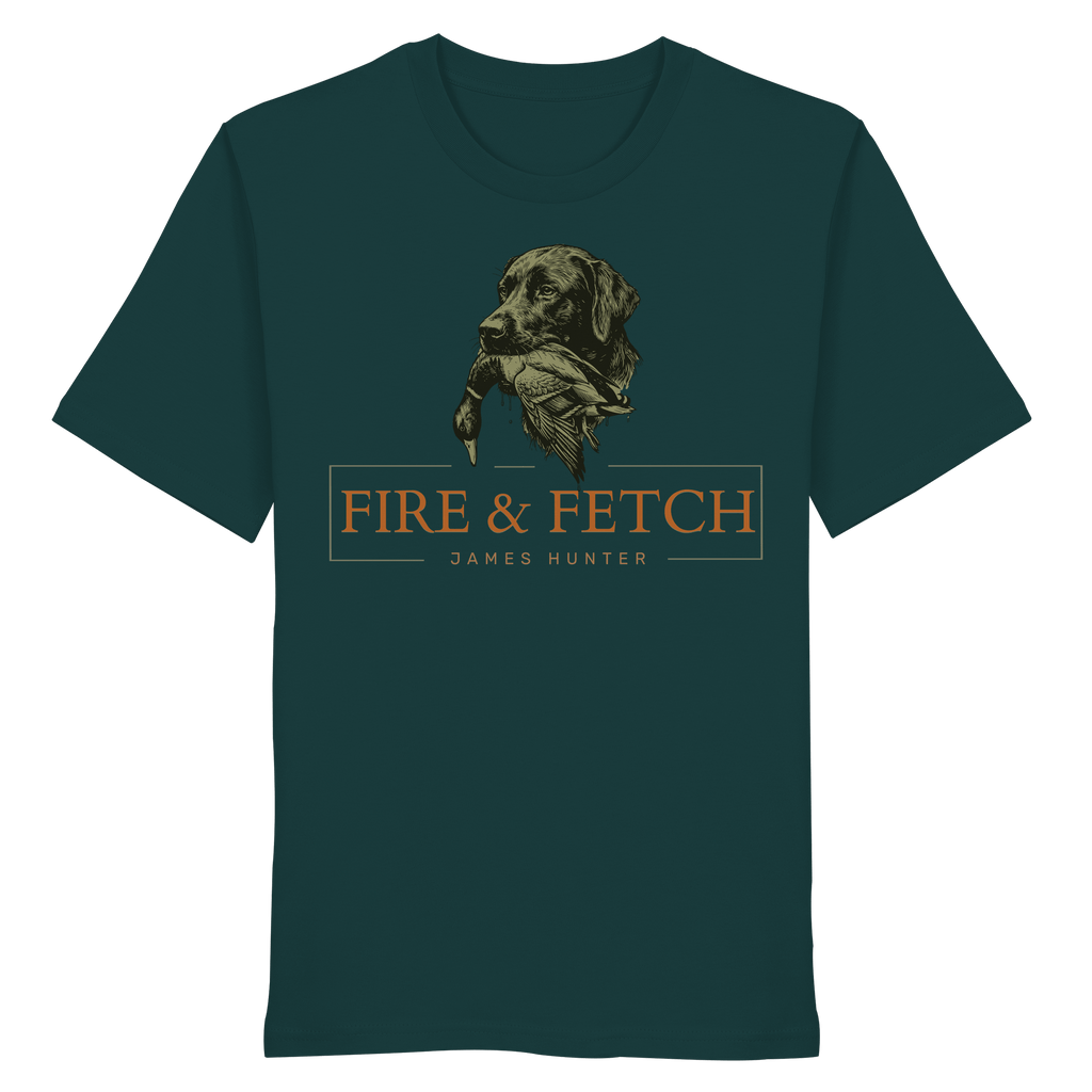 James Hunter - Nature and Beyond Unisex-Shirts Glazed Green / XS FIRE & FETCH - Organic Shirt