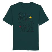 James Hunter - Nature and Beyond Unisex-Shirts Glazed Green / XS Geometry of the Wild  — Art Collection No.3 - Organic Shirt