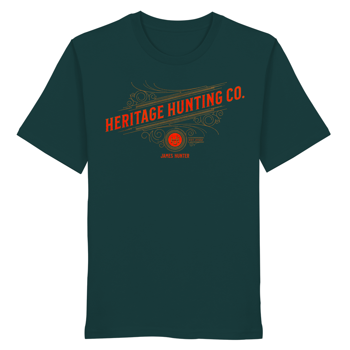 James Hunter - Nature and Beyond Unisex-Shirts Glazed Green / XS Heritage Hunting Co. - Organic Shirt