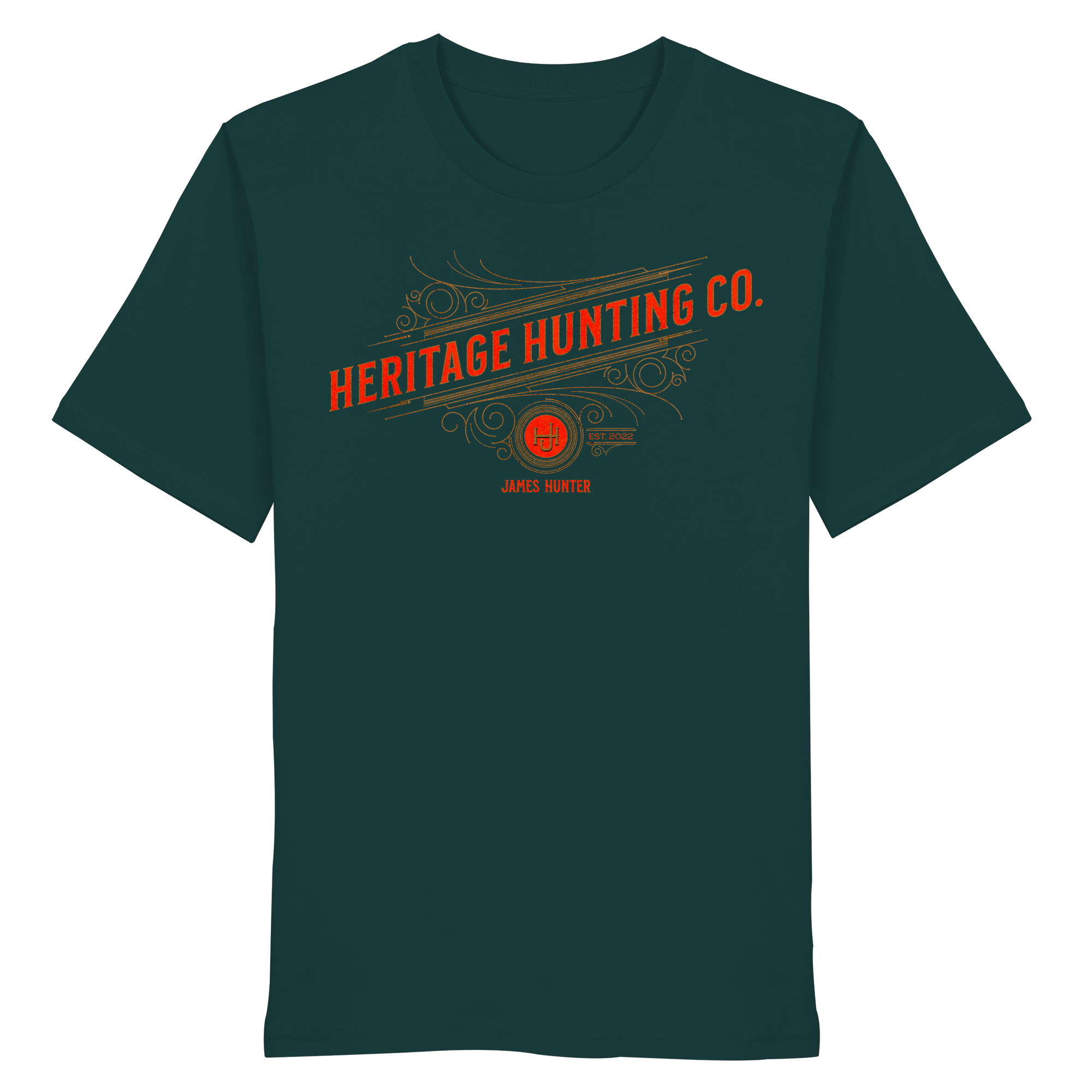 James Hunter - Nature and Beyond Unisex-Shirts Glazed Green / XS Heritage Hunting Co. - Organic Shirt