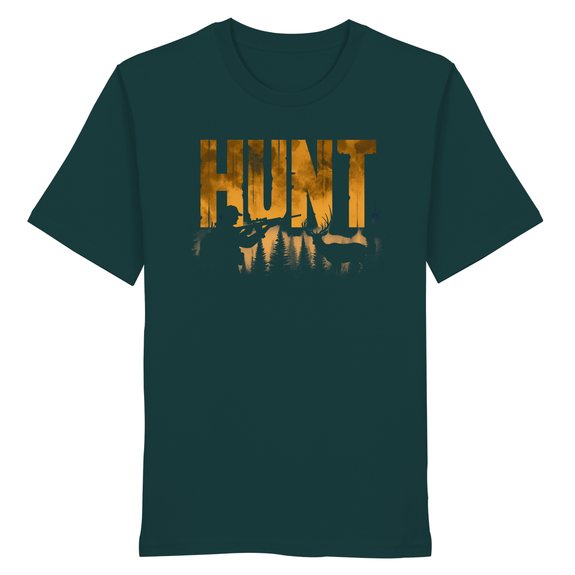 James Hunter - Nature and Beyond Unisex-Shirts Glazed Green / XS HUNT with James Hunter - Organic Shirt