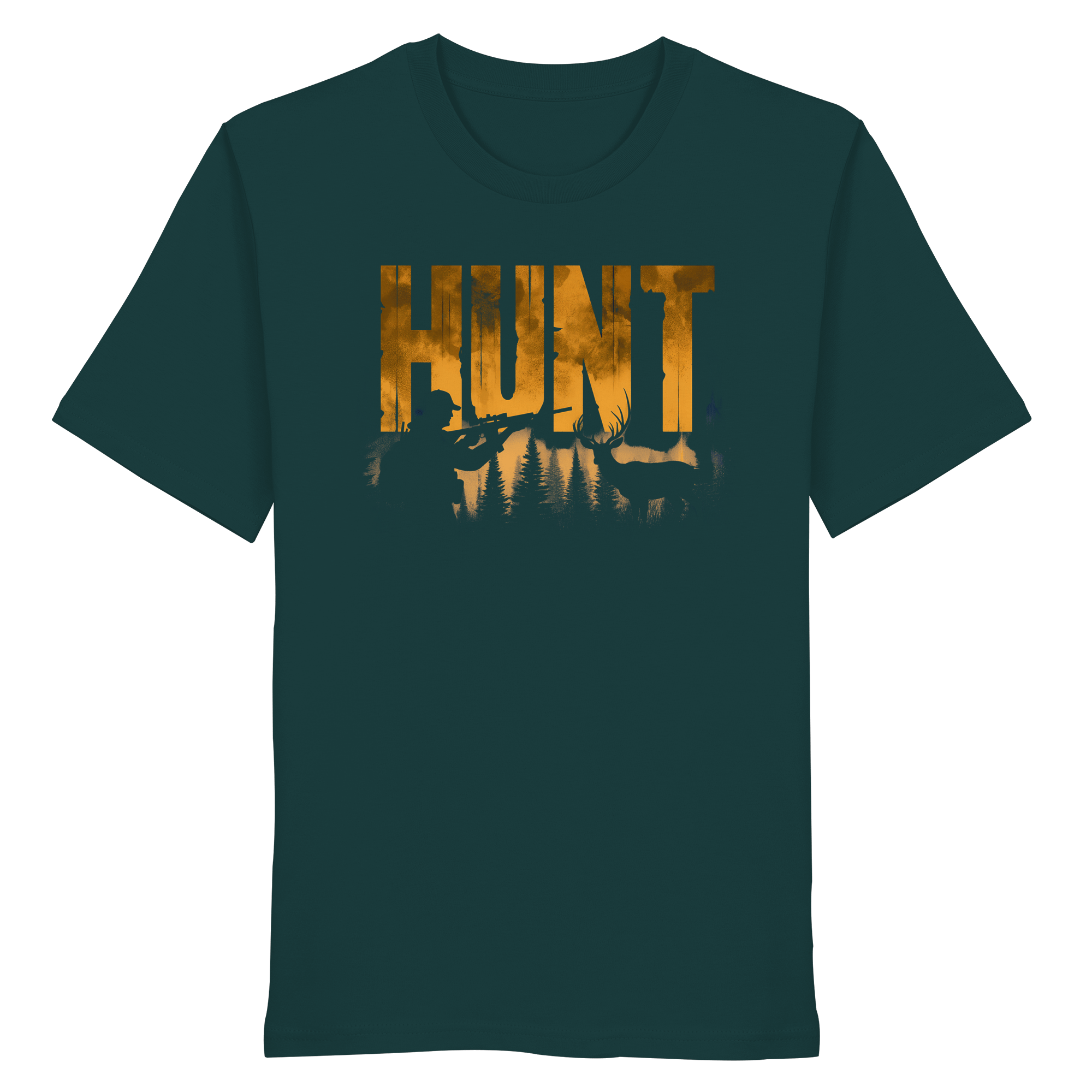 James Hunter - Nature and Beyond Unisex-Shirts Glazed Green / XS HUNT with James Hunter - Organic Shirt