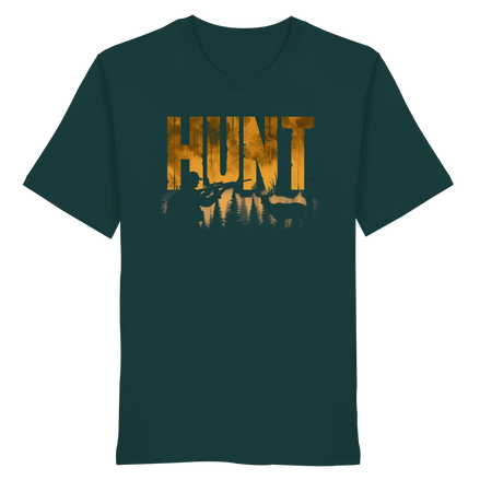 James Hunter - Nature and Beyond Unisex-Shirts Glazed Green / XS HUNT with James Hunter - Organic Shirt