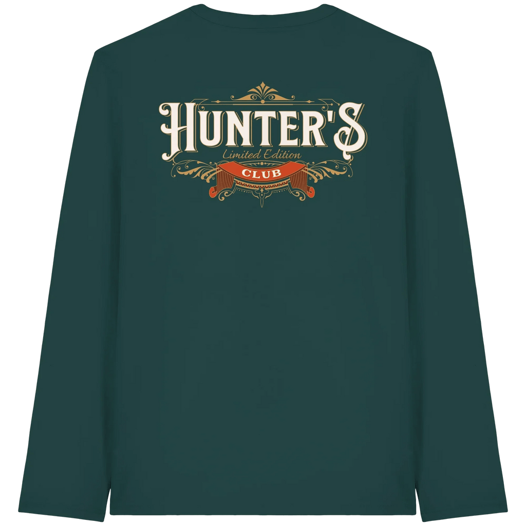 Hunter's Club - Organic Longsleeve T-Shirt - James Hunter - Nature and Beyond