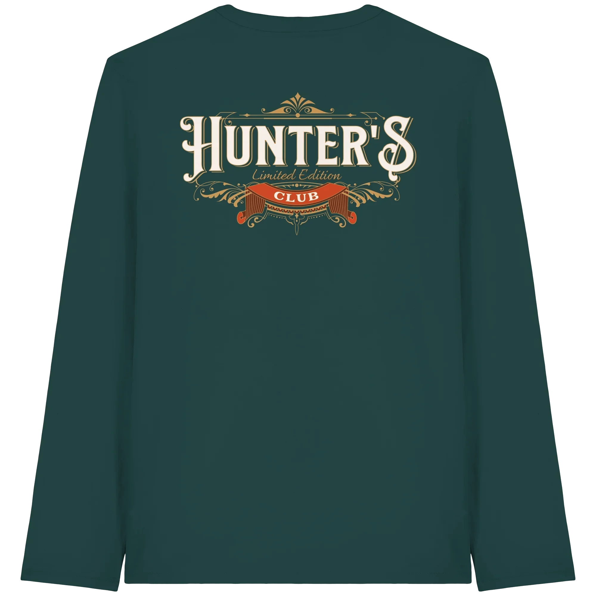Hunter's Club - Organic Longsleeve T-Shirt - James Hunter - Nature and Beyond