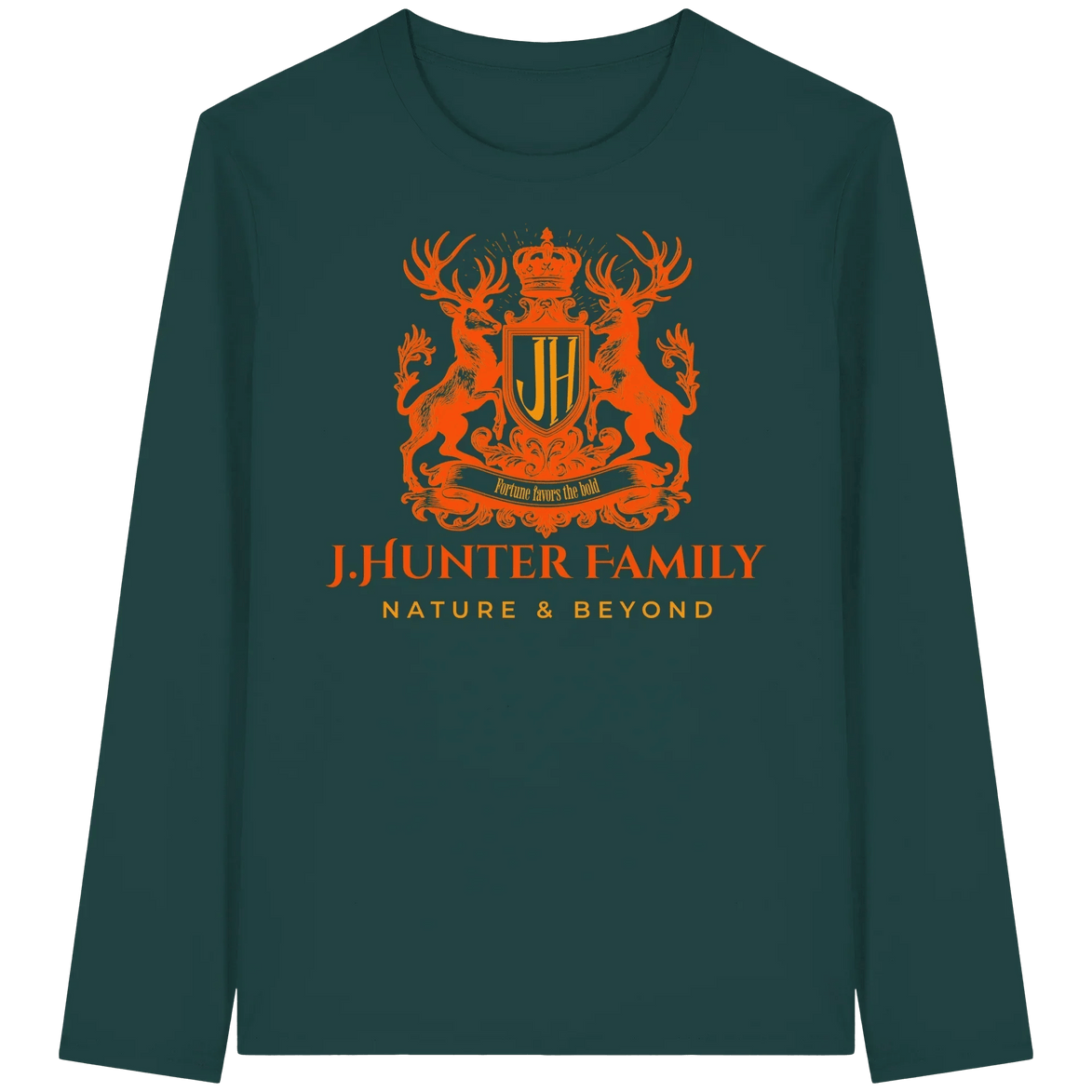 James Hunter - Nature and Beyond Unisex-Shirts Glazed Green / XS James Hunter Family Orange/Green - Organic Longsleeve T-Shirt