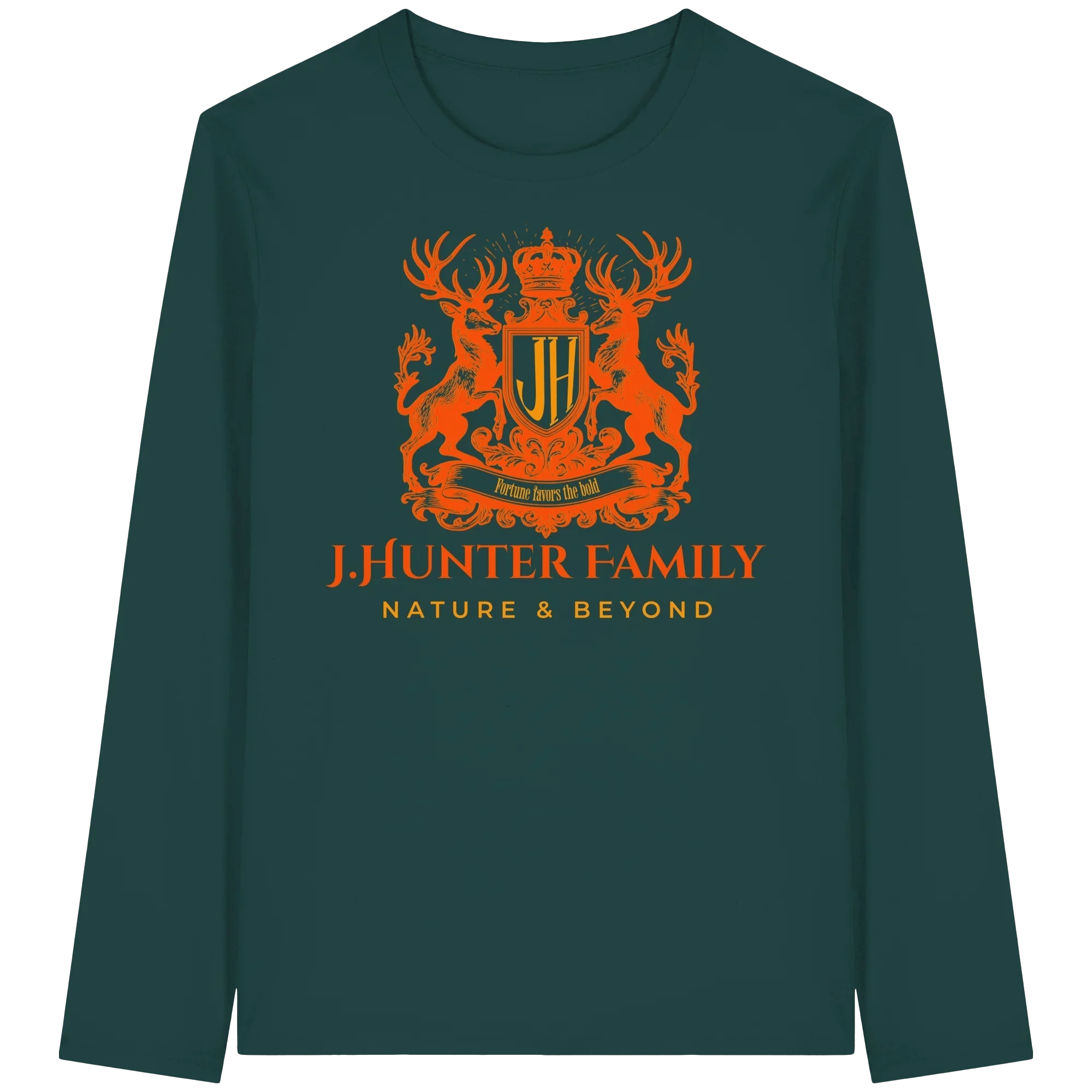James Hunter - Nature and Beyond Unisex-Shirts Glazed Green / XS James Hunter Family Orange/Green - Organic Longsleeve T-Shirt