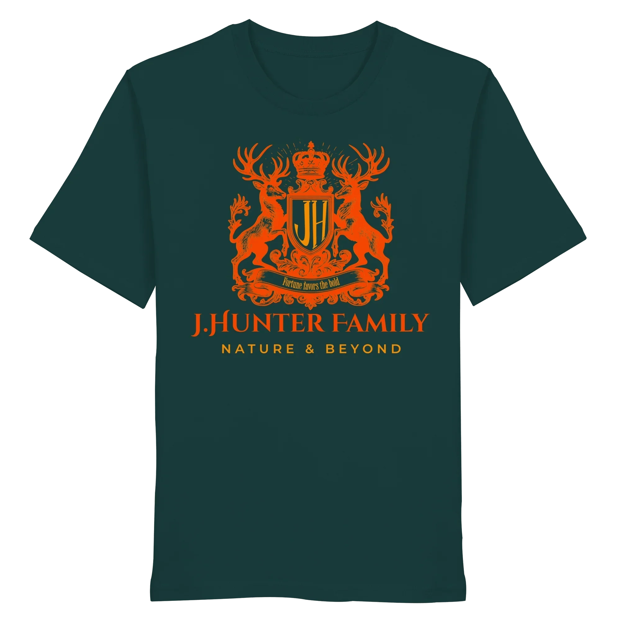 James Hunter - Nature and Beyond Unisex-Shirts Glazed Green / XS James Hunter Family Orange/Green - Organic Shirt