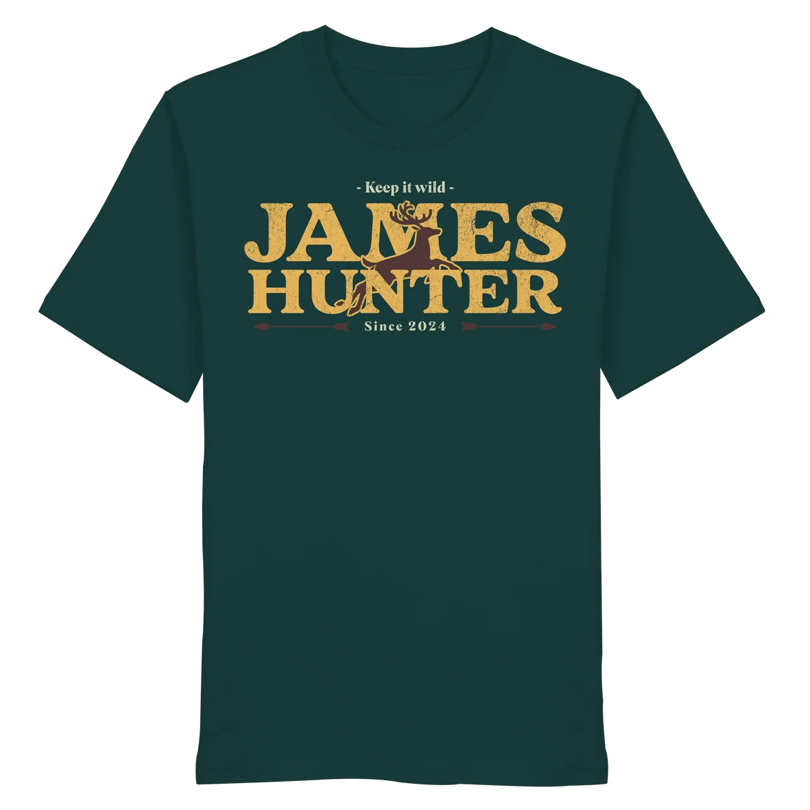 James Hunter - Nature and Beyond Unisex-Shirts Glazed Green / XS Keep It Wild  - Organic Shirt
