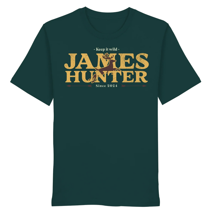 James Hunter - Nature and Beyond Unisex-Shirts Glazed Green / XS Keep It Wild  - Organic Shirt