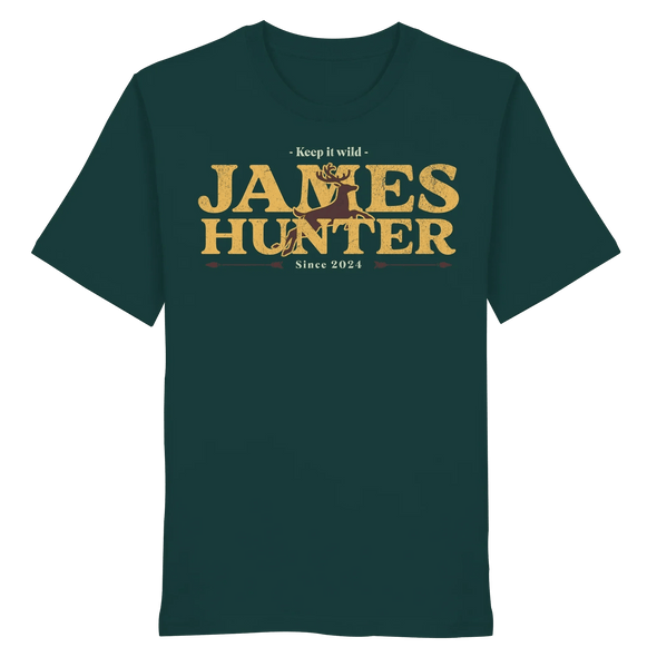 James Hunter - Nature and Beyond Unisex-Shirts Glazed Green / XS Keep It Wild  - Organic Shirt