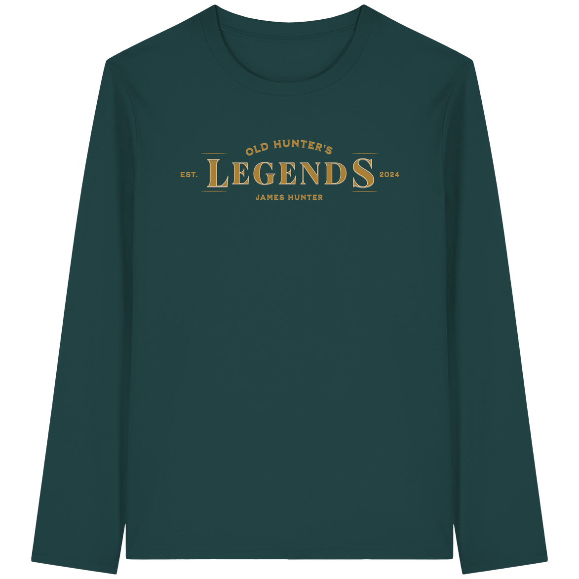 James Hunter - Nature and Beyond Unisex-Shirts Glazed Green / XS Old Hunter's Legends - Organic Longsleeve T-Shirt