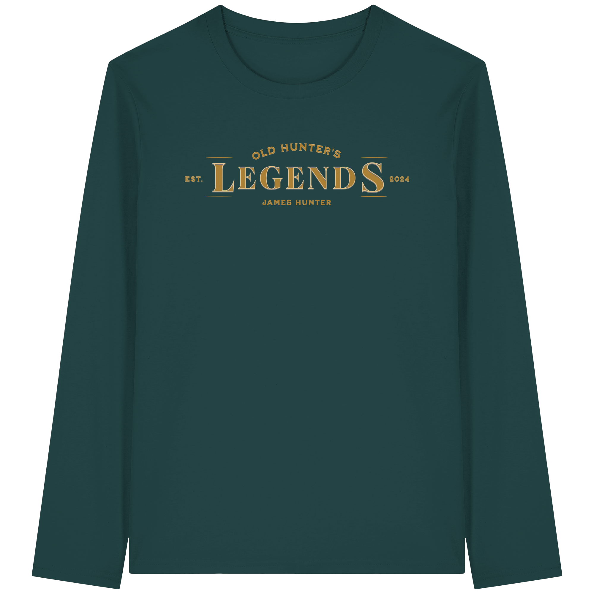 James Hunter - Nature and Beyond Unisex-Shirts Glazed Green / XS Old Hunter's Legends - Organic Longsleeve T-Shirt