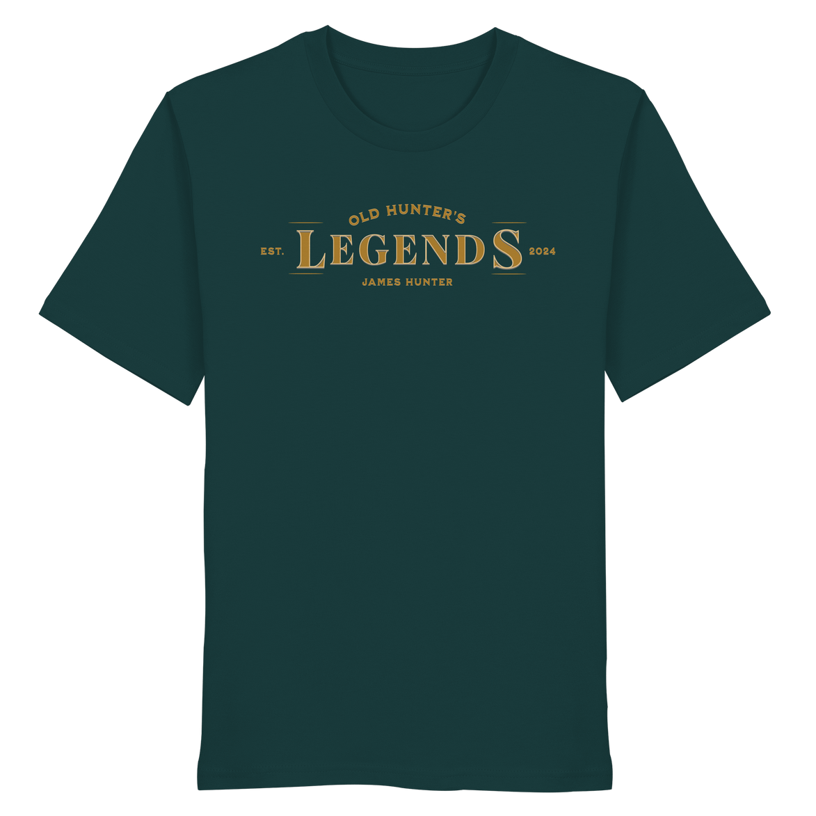 James Hunter - Nature and Beyond Unisex-Shirts Glazed Green / XS Old Hunter's Legends - Organic Shirt