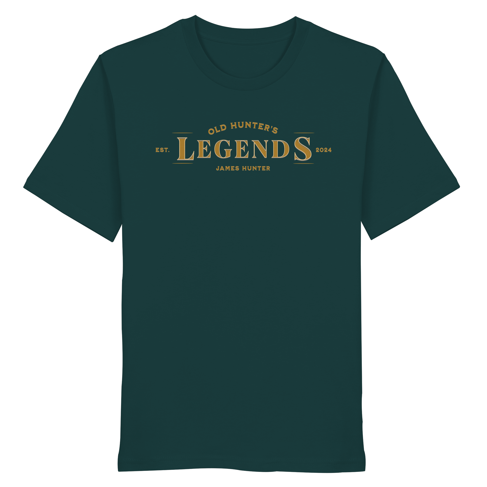 James Hunter - Nature and Beyond Unisex-Shirts Glazed Green / XS Old Hunter's Legends - Organic Shirt