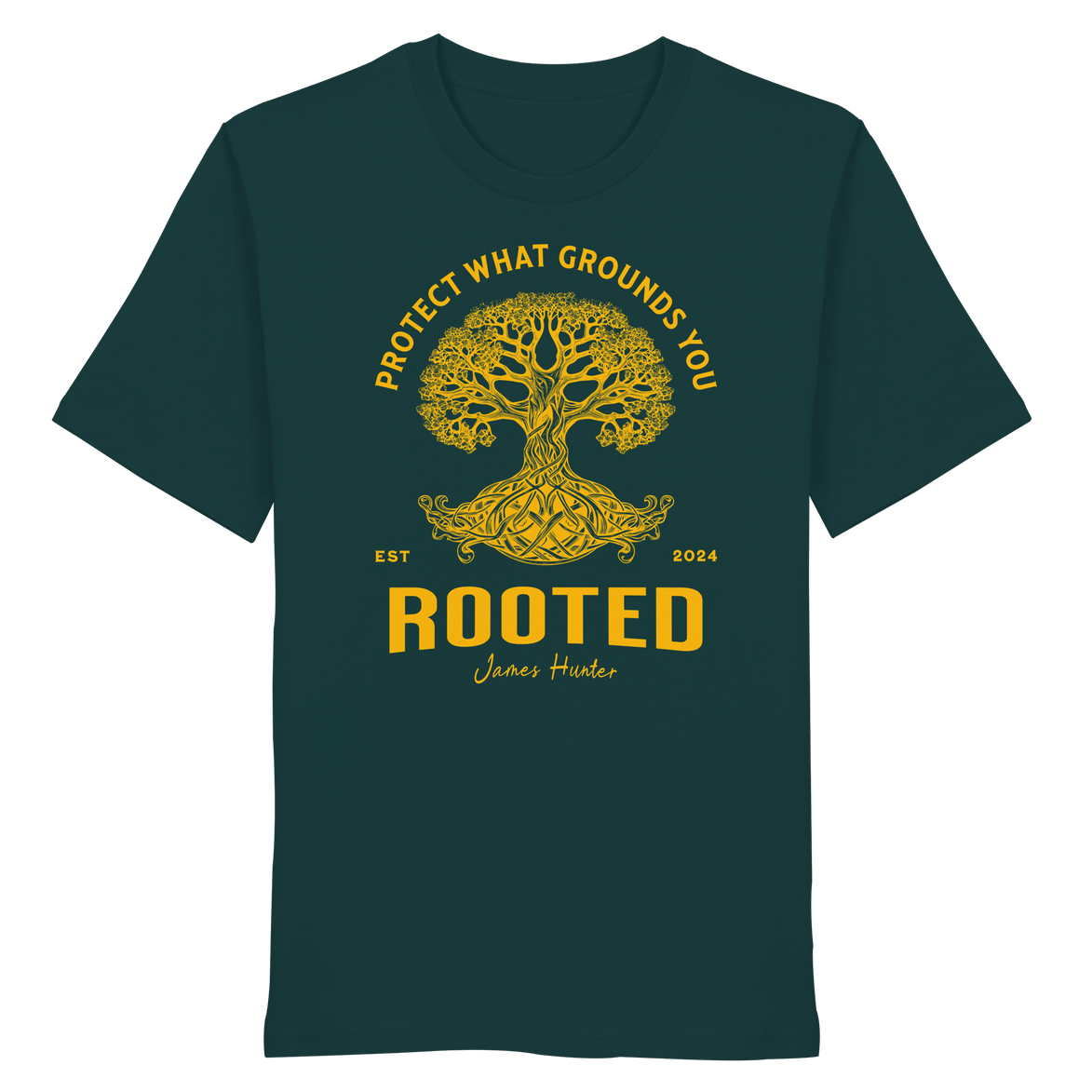 James Hunter - Nature and Beyond Unisex-Shirts Glazed Green / XS "ROOTED – Protect What Grounds You"