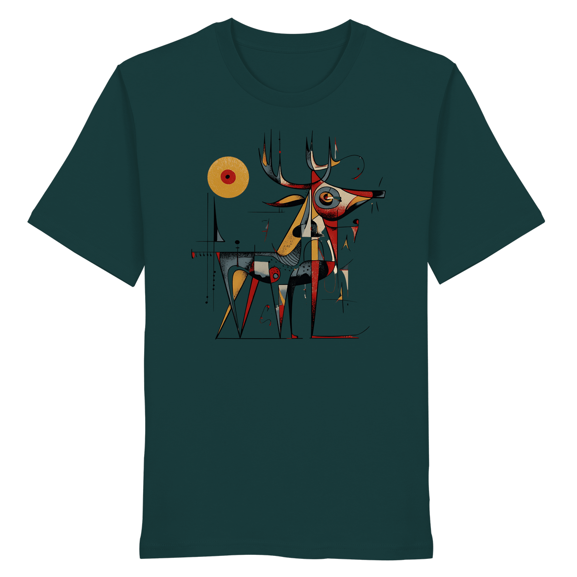 James Hunter - Nature and Beyond Unisex-Shirts Glazed Green / XS Spirit of the Wild  — Art Collection No.4 - Organic Shirt