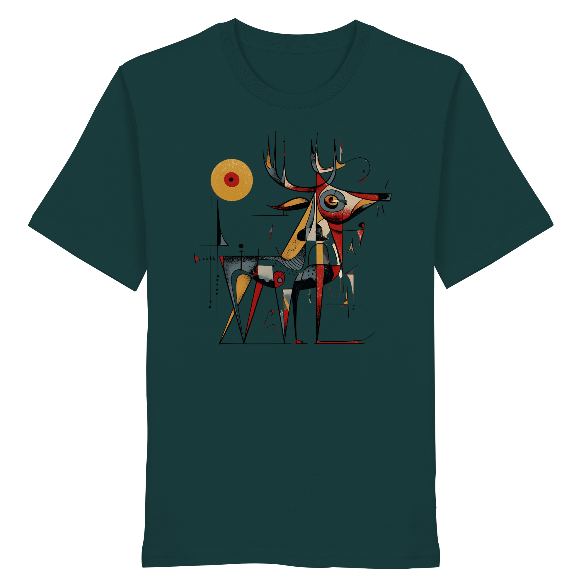 James Hunter - Nature and Beyond Unisex-Shirts Glazed Green / XS Spirit of the Wild  — Art Collection No.4 - Organic Shirt