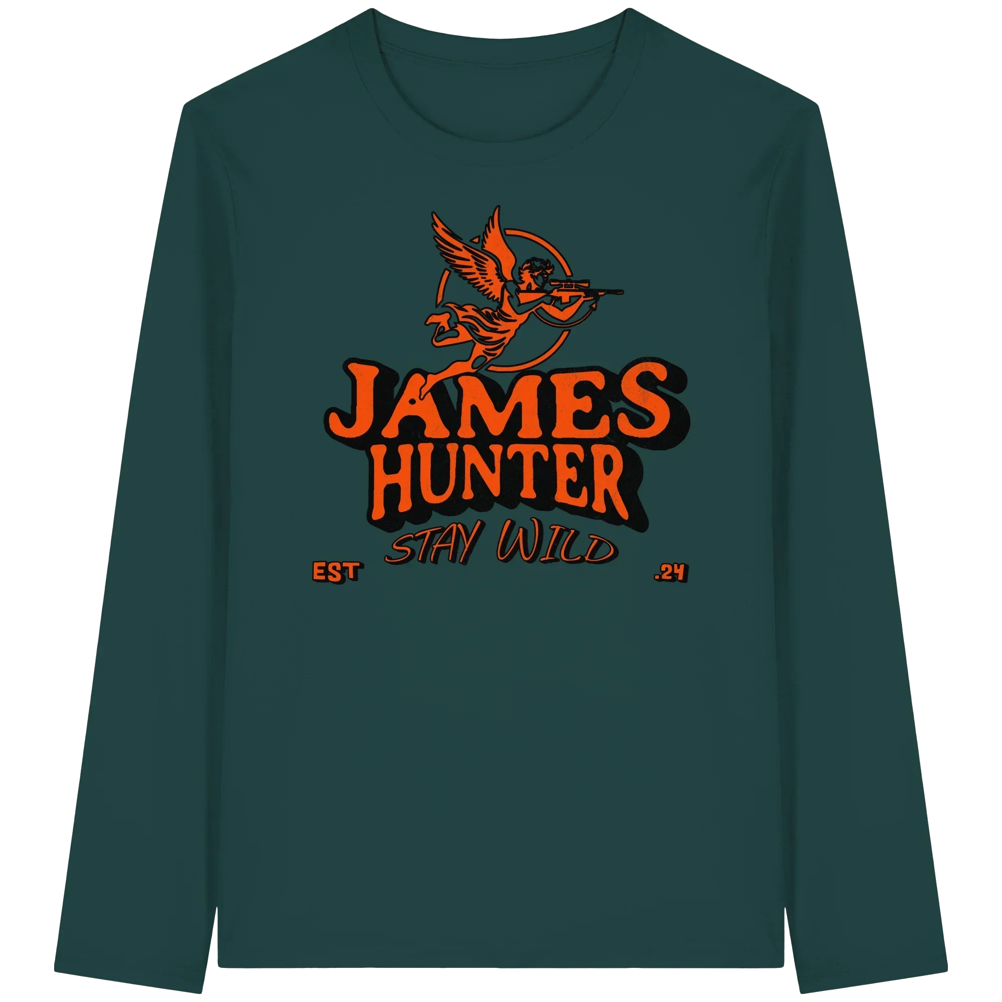 James Hunter - Nature and Beyond Unisex-Shirts Glazed Green / XS Stay Wild – James Hunter Angel Edition - Organic Longsleeve T-Shirt