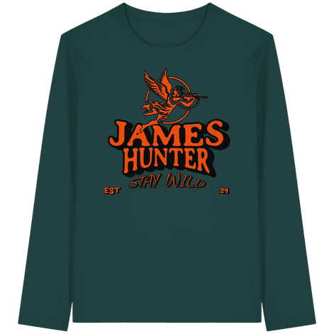 James Hunter - Nature and Beyond Unisex-Shirts Glazed Green / XS Stay Wild – James Hunter Angel Edition - Organic Longsleeve T-Shirt