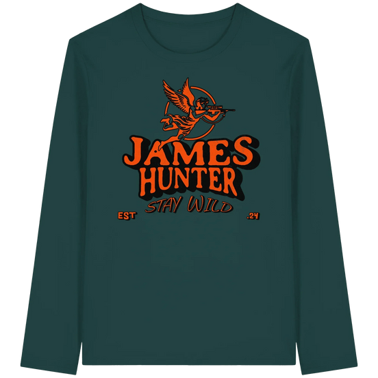 James Hunter - Nature and Beyond Unisex-Shirts Glazed Green / XS Stay Wild – James Hunter Angel Edition - Organic Longsleeve T-Shirt
