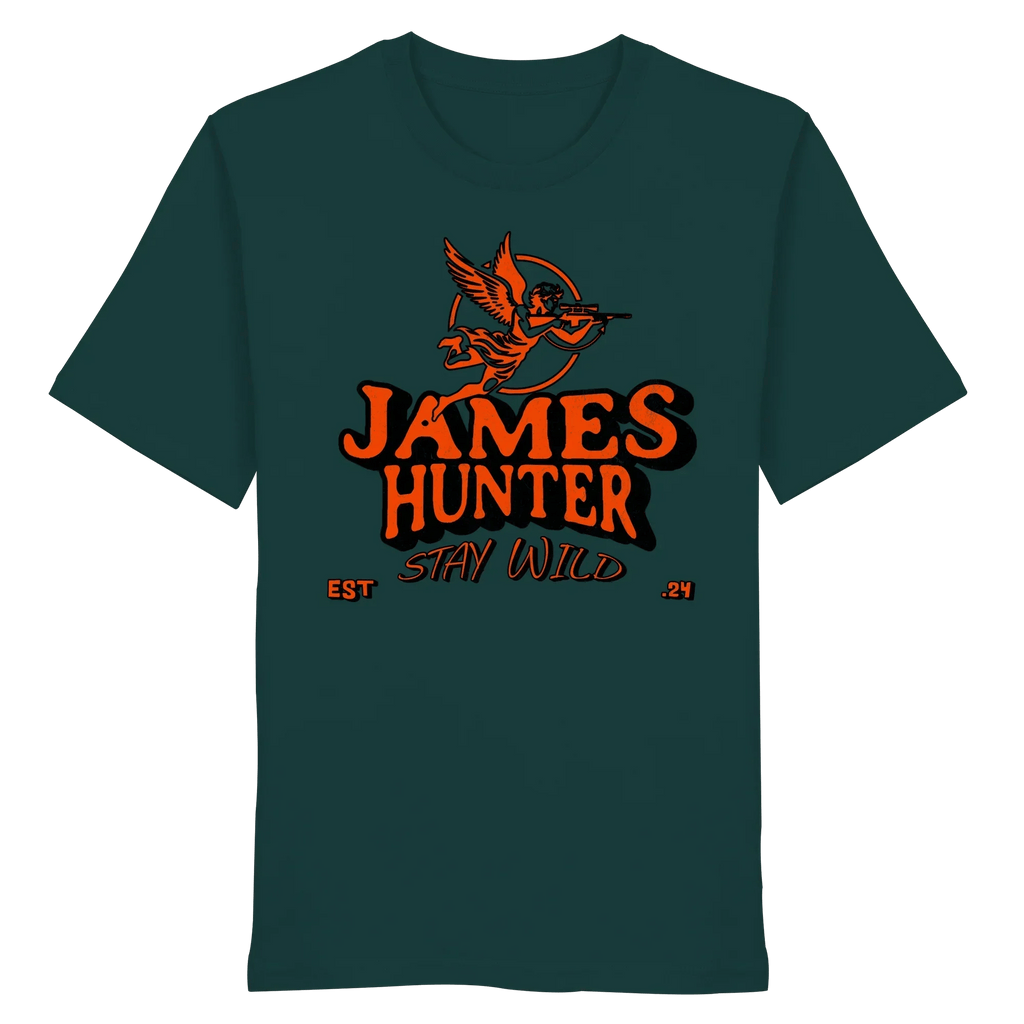 James Hunter - Nature and Beyond Unisex-Shirts Glazed Green / XS Stay Wild – James Hunter Angel Edition - Organic Shirt