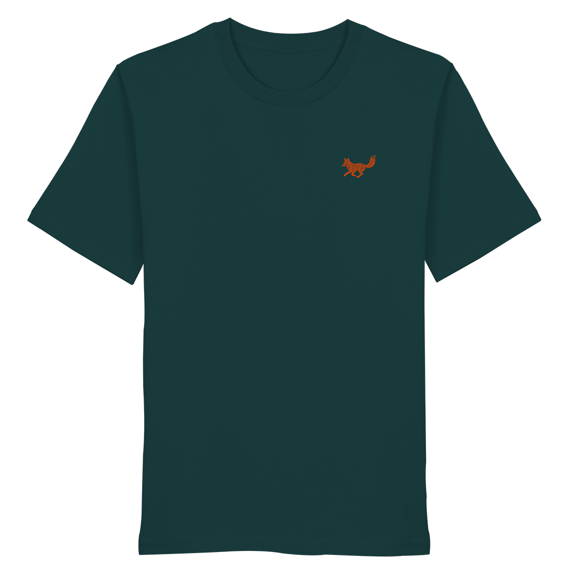 James Hunter - Nature and Beyond Unisex-Shirts Glazed Green / XS The Fox - Organic Shirt
