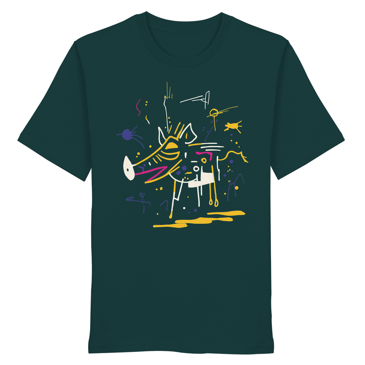 James Hunter - Nature and Beyond Unisex-Shirts Glazed Green / XS The Hunt — Art Collection No.1 - Organic Shirt