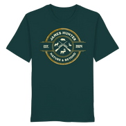 James Hunter - Nature and Beyond Unisex-Shirts Glazed Green / XS The Hunter’s Emblem – James Hunter Original - Organic Shirt