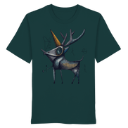 James Hunter - Nature and Beyond Unisex-Shirts Glazed Green / XS The Watcher — Art Collection Organic T-Shirt No. 8