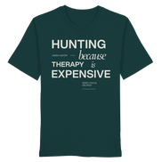James Hunter - Nature and Beyond Unisex-Shirts Glazed Green / XS Therapie is expensive - Organic Shirt
