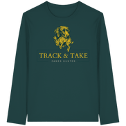 James Hunter - Nature and Beyond Unisex-Shirts Glazed Green / XS Track & Take - Organic Longsleeve T-Shirt