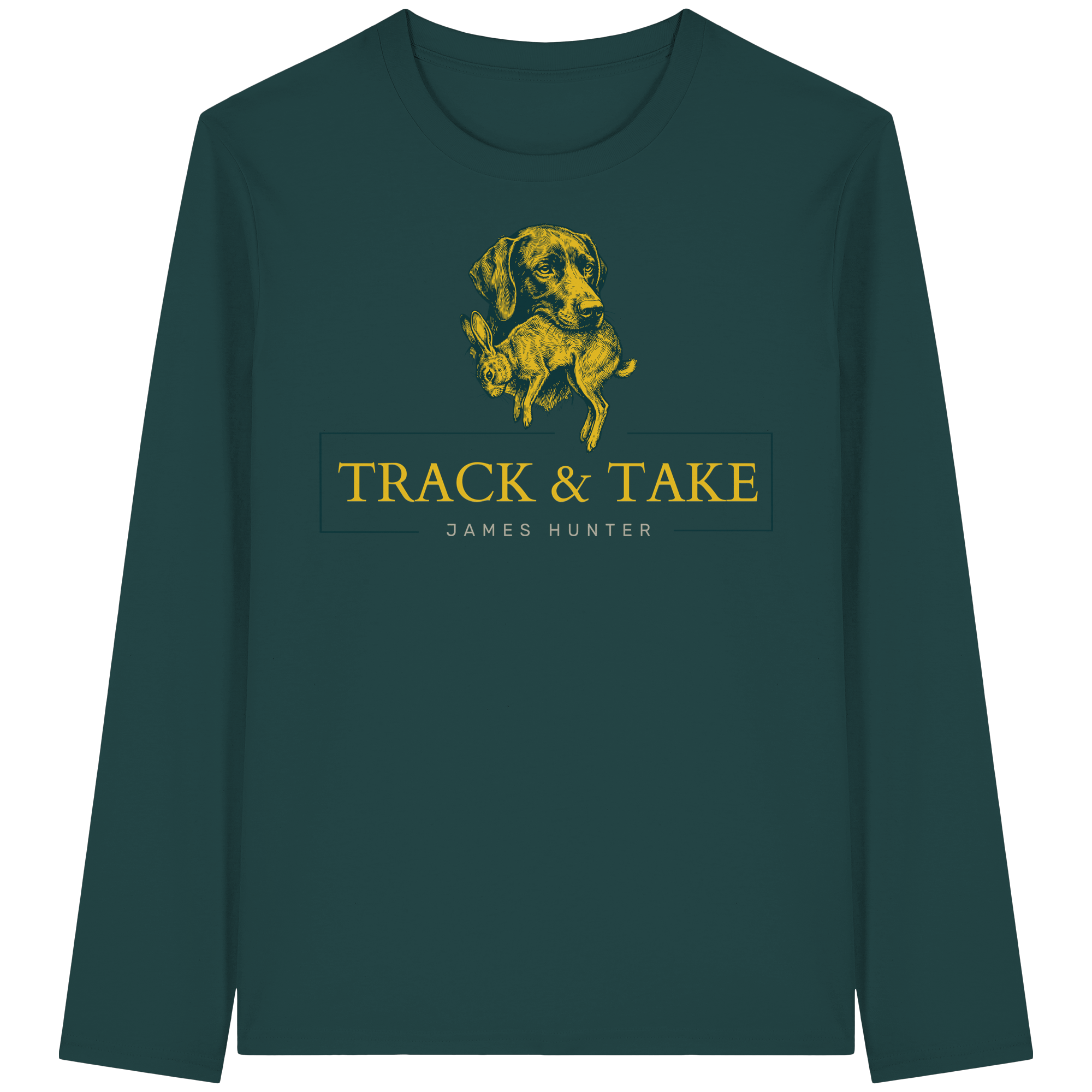 James Hunter - Nature and Beyond Unisex-Shirts Glazed Green / XS Track & Take - Organic Longsleeve T-Shirt