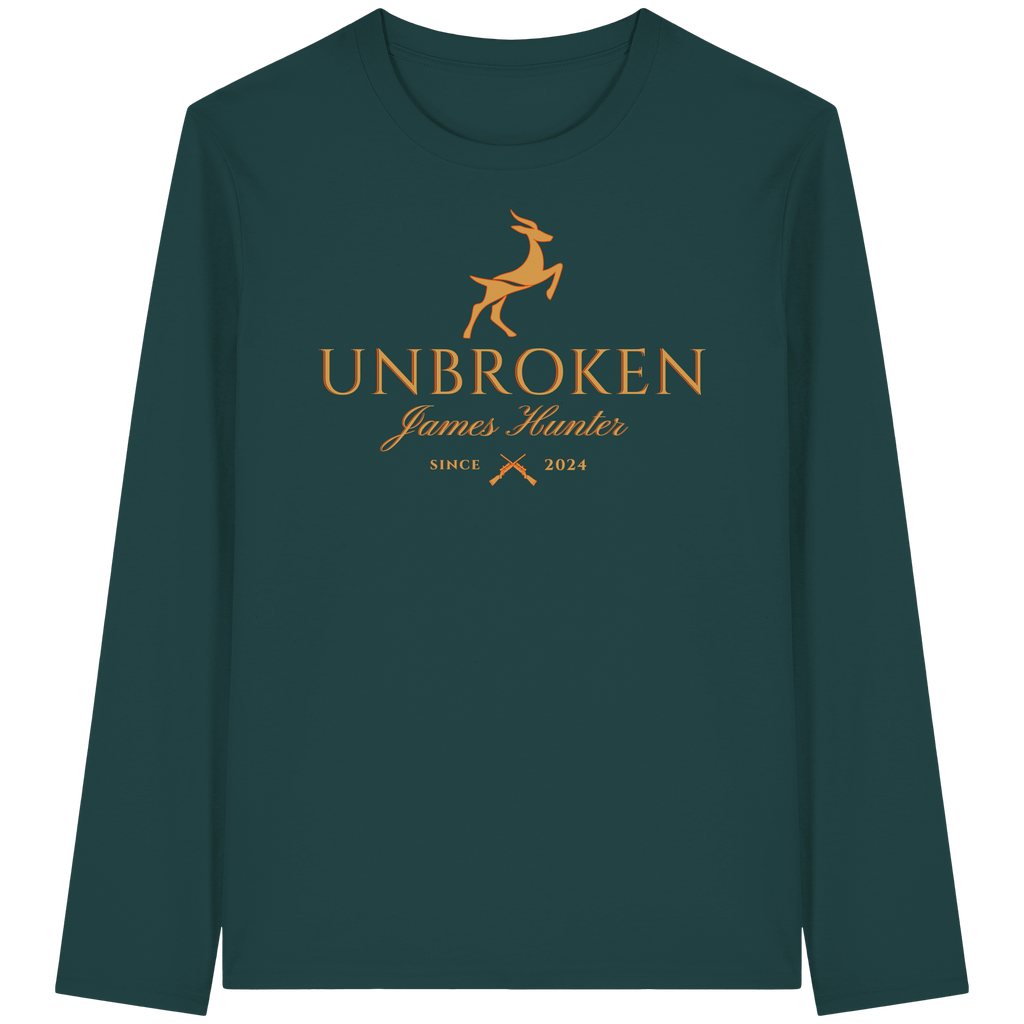 James Hunter - Nature and Beyond Unisex-Shirts Glazed Green / XS Unbroken - since 2024 - Organic Longsleeve T-Shirt