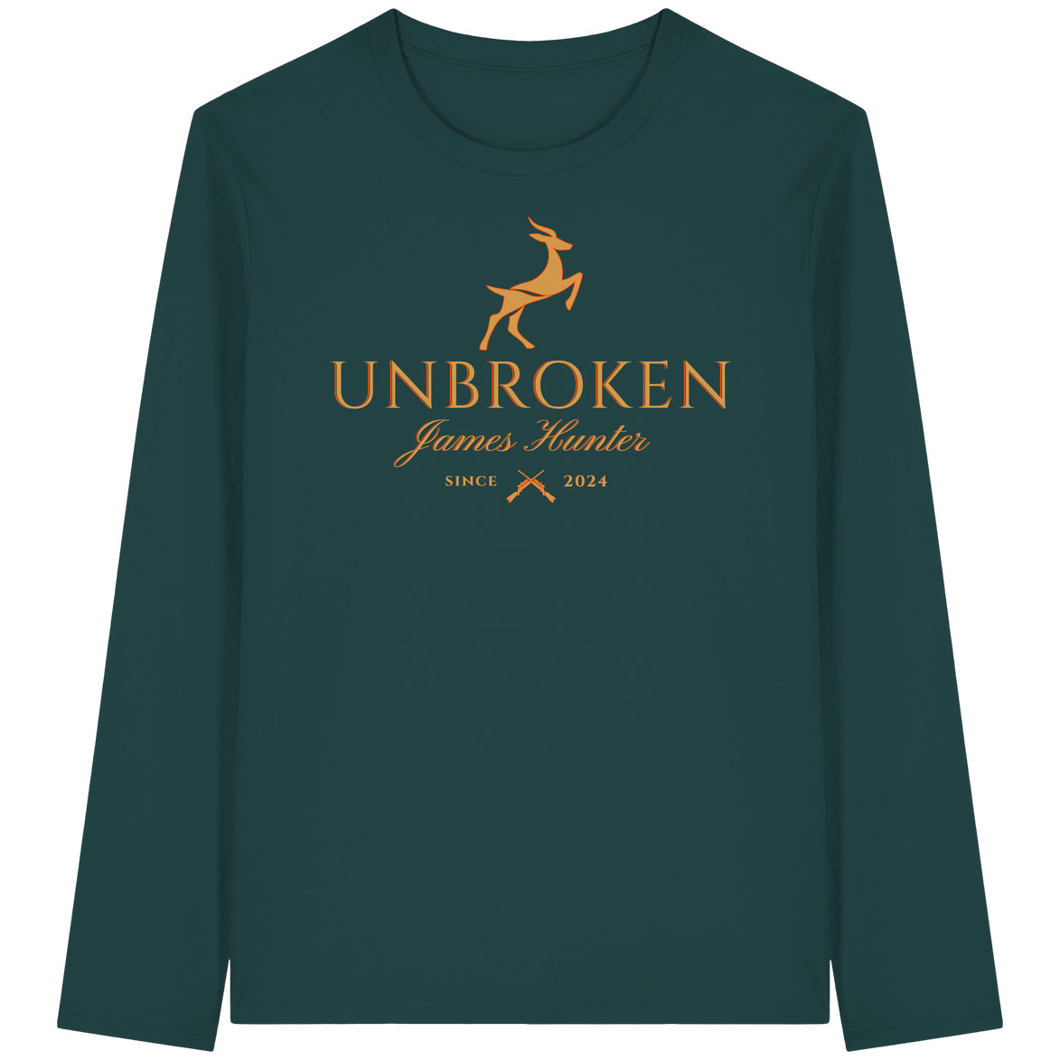 James Hunter - Nature and Beyond Unisex-Shirts Glazed Green / XS Unbroken - since 2024 - Organic Longsleeve T-Shirt