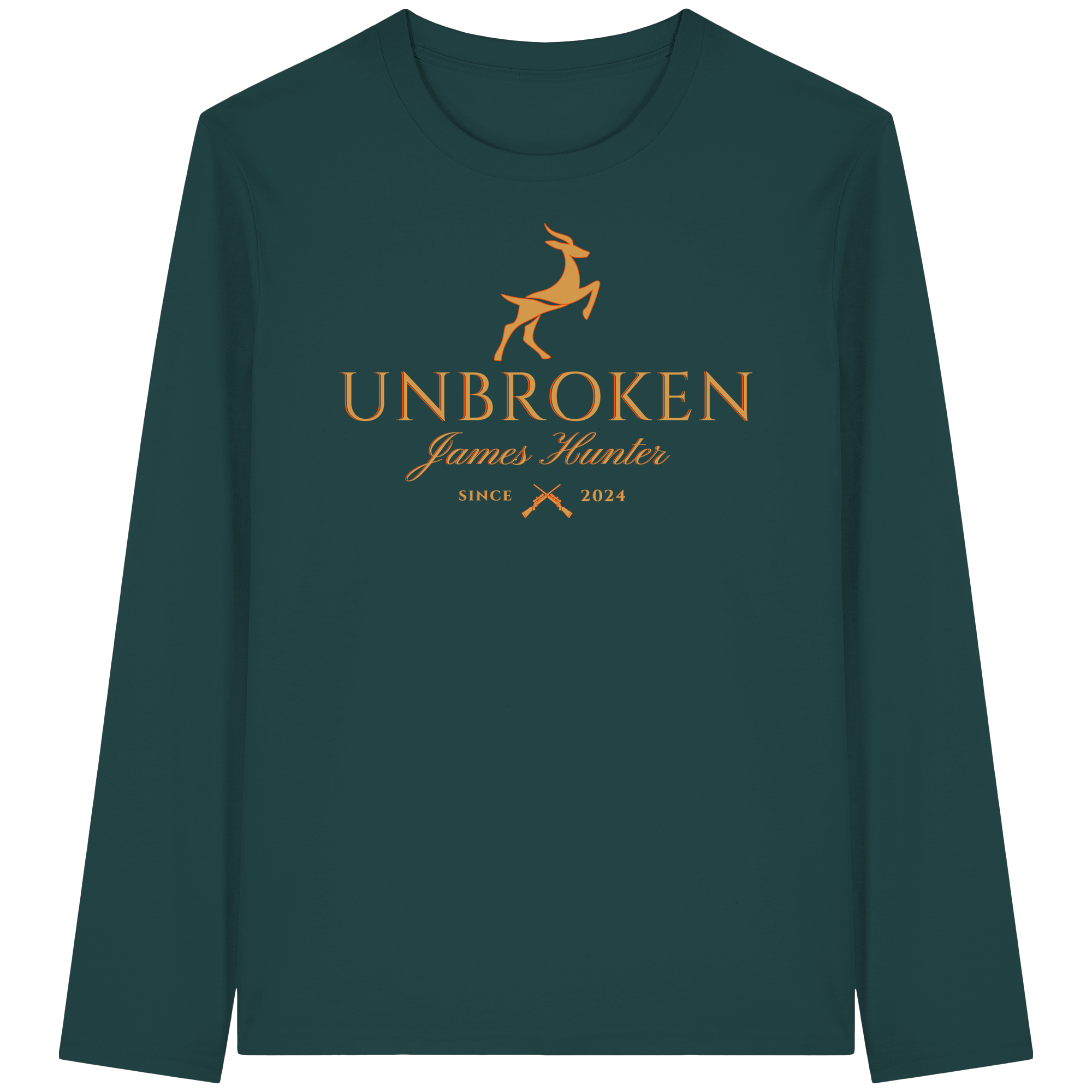 James Hunter - Nature and Beyond Unisex-Shirts Glazed Green / XS Unbroken - since 2024 - Organic Longsleeve T-Shirt