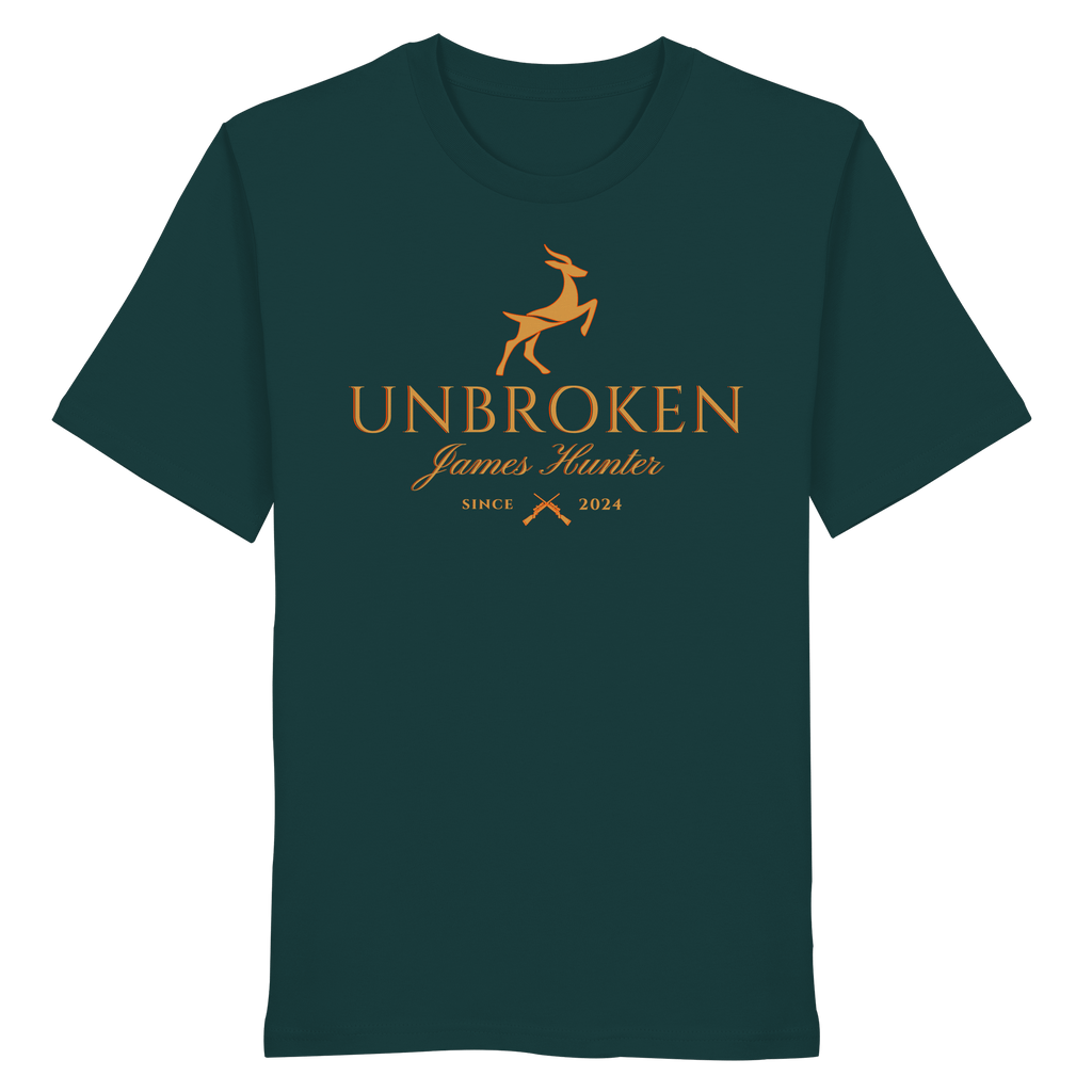 James Hunter - Nature and Beyond Unisex-Shirts Glazed Green / XS Unbroken - since 2024 - Organic Shirt