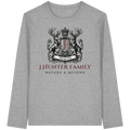 James Hunter - Nature and Beyond Unisex-Shirts Heather Grey / XS James Hunter Family - Grey/Black - Organic Longsleeve T-Shirt
