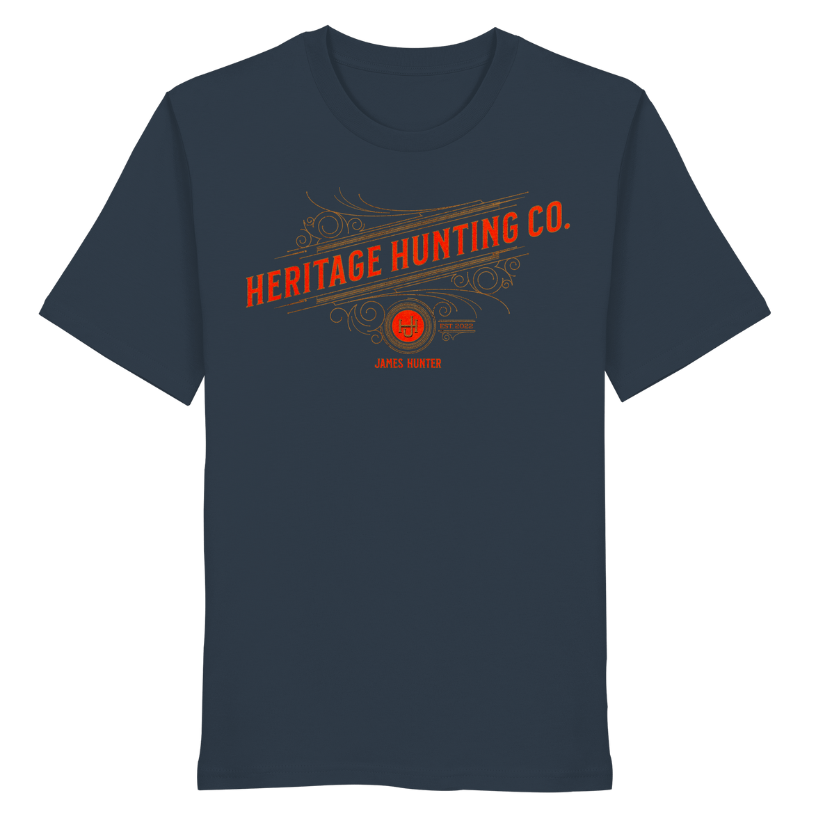 James Hunter - Nature and Beyond Unisex-Shirts India Ink Grey / XS Heritage Hunting Co. - Organic Shirt