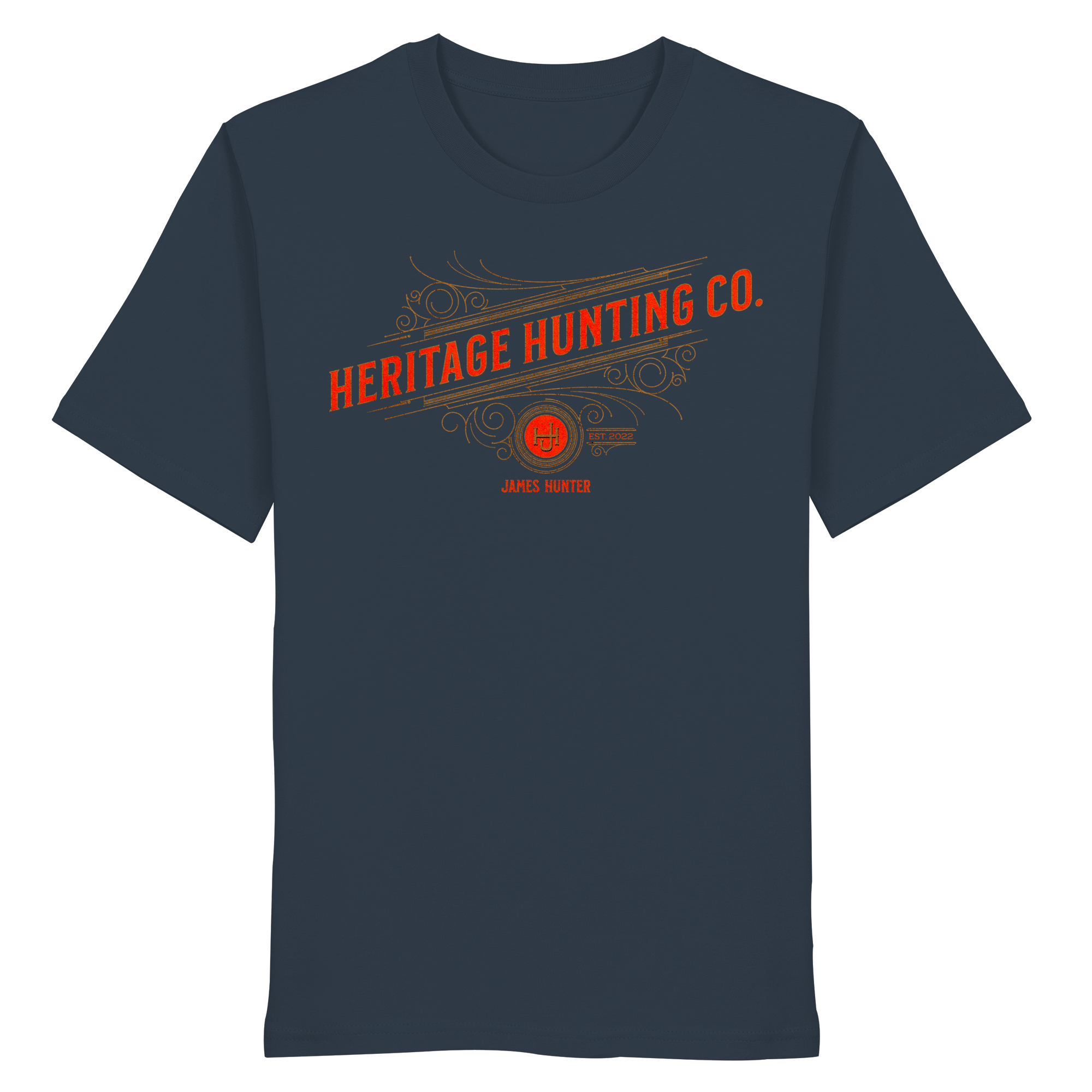 James Hunter - Nature and Beyond Unisex-Shirts India Ink Grey / XS Heritage Hunting Co. - Organic Shirt