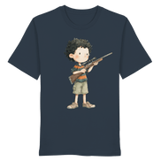 James Hunter - Nature and Beyond Unisex-Shirts India Ink Grey / XS Keep It Wild - Hunter Child 1.0 - Organic Shirt