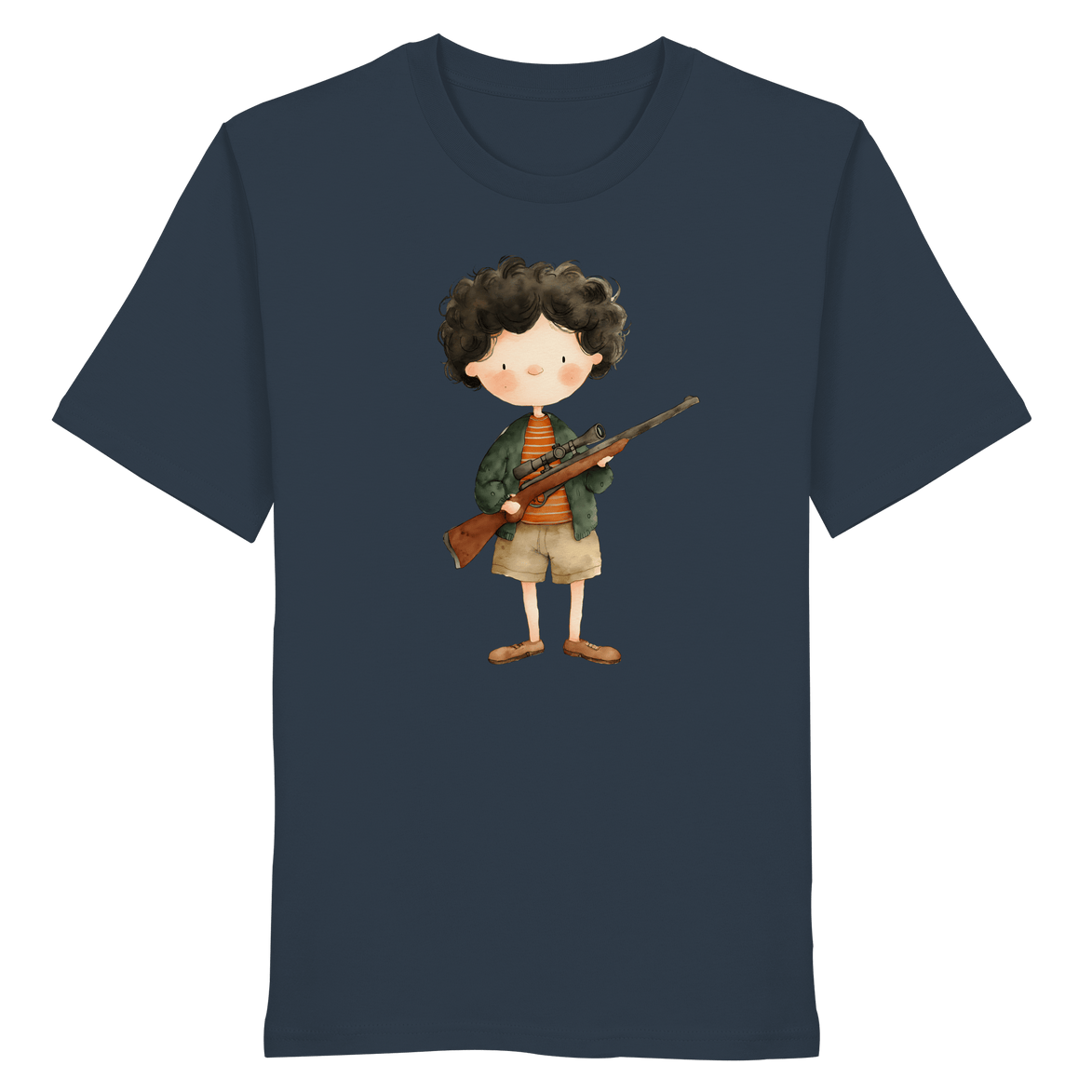 James Hunter - Nature and Beyond Unisex-Shirts India Ink Grey / XS Keep It Wild - Hunter Child 2.0 - Organic Shirt