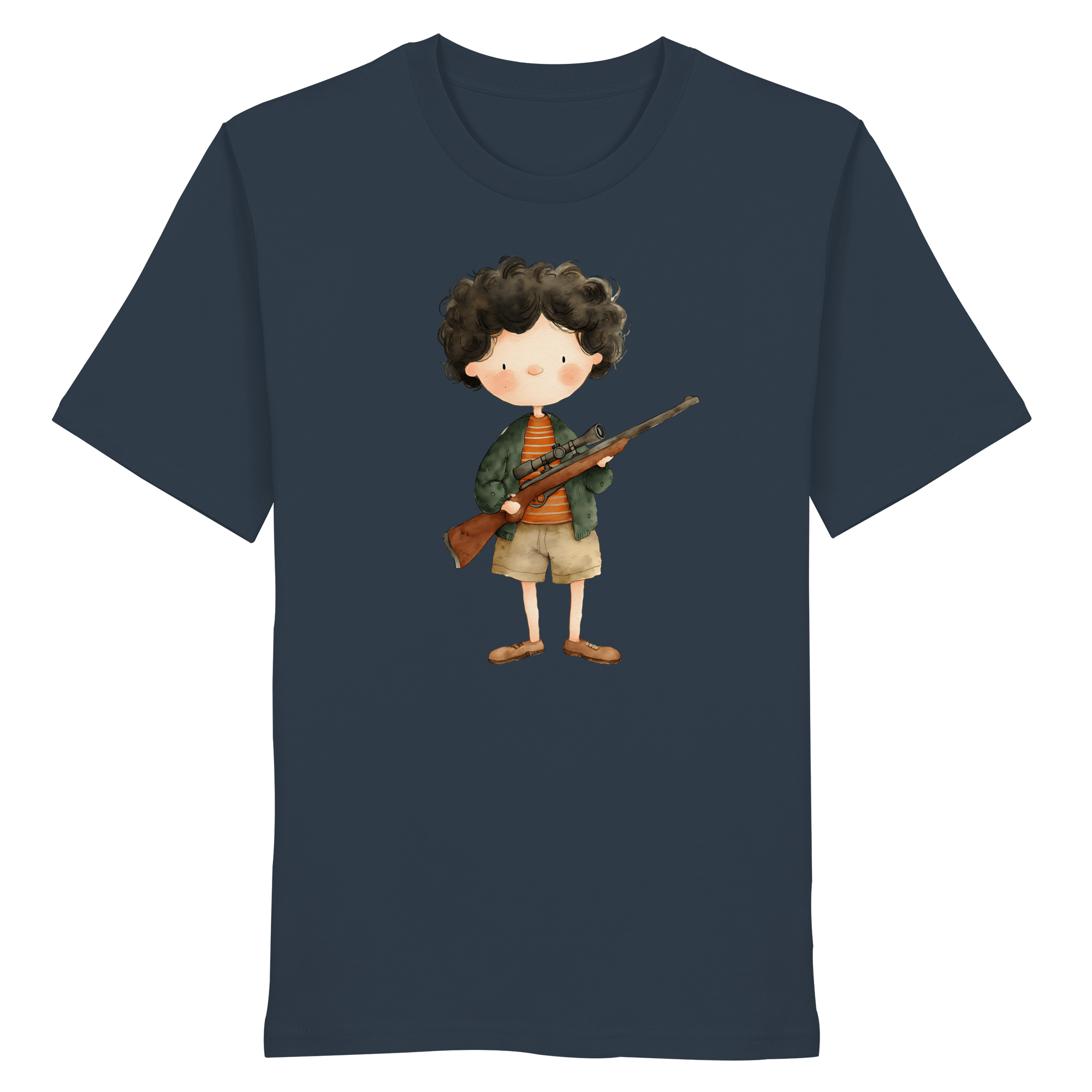James Hunter - Nature and Beyond Unisex-Shirts India Ink Grey / XS Keep It Wild - Hunter Child 2.0 - Organic Shirt