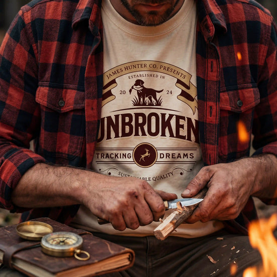 James Hunter - Nature and Beyond Unisex-Shirts J. H. Unbroken - Tracking Dreams - Organic Shirt