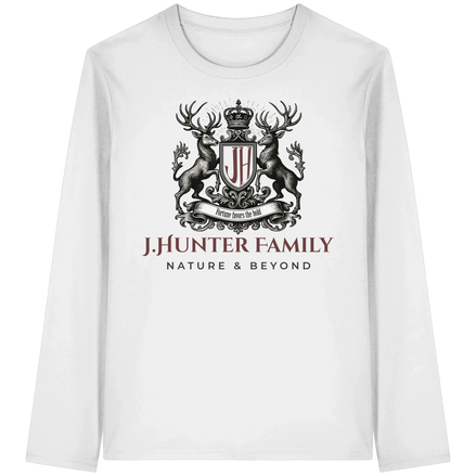 James Hunter - Nature and Beyond Unisex-Shirts James Hunter Family - Grey/Black - Organic Longsleeve T-Shirt