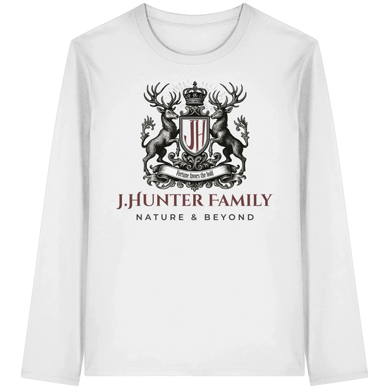 James Hunter - Nature and Beyond Unisex-Shirts James Hunter Family - Grey/Black - Organic Longsleeve T-Shirt